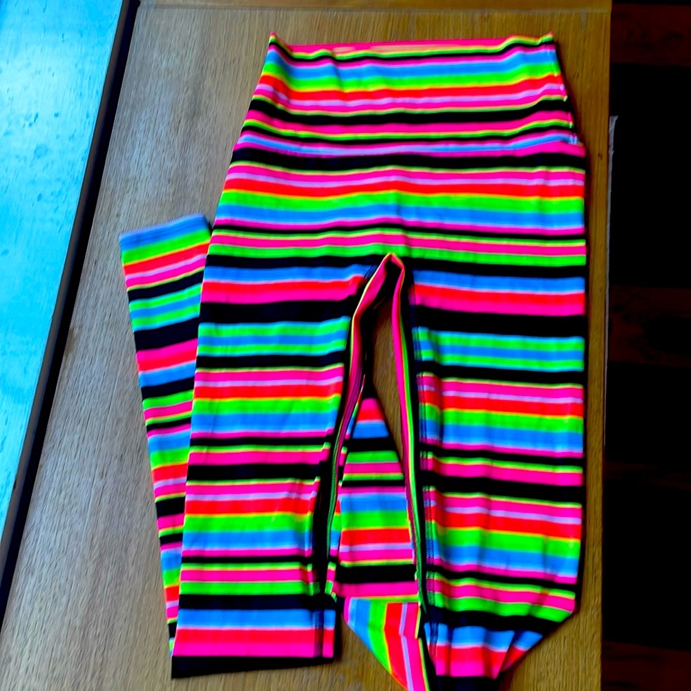 K-DEER full length legging - bright stripe